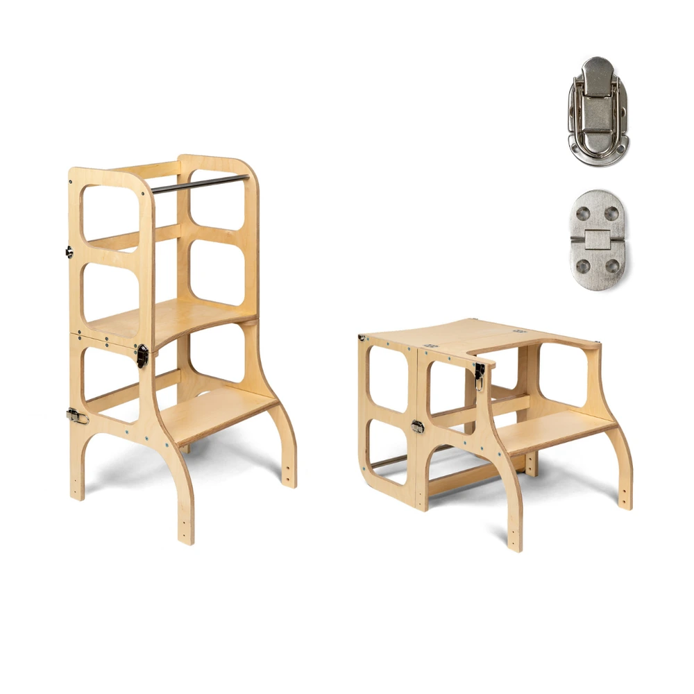 STEP'n'SIT® Transformējams Montessori kāpslītis + galdiņš - Image 6