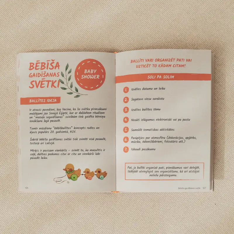 Grāmatas atvērums ar ekspertu informāciju