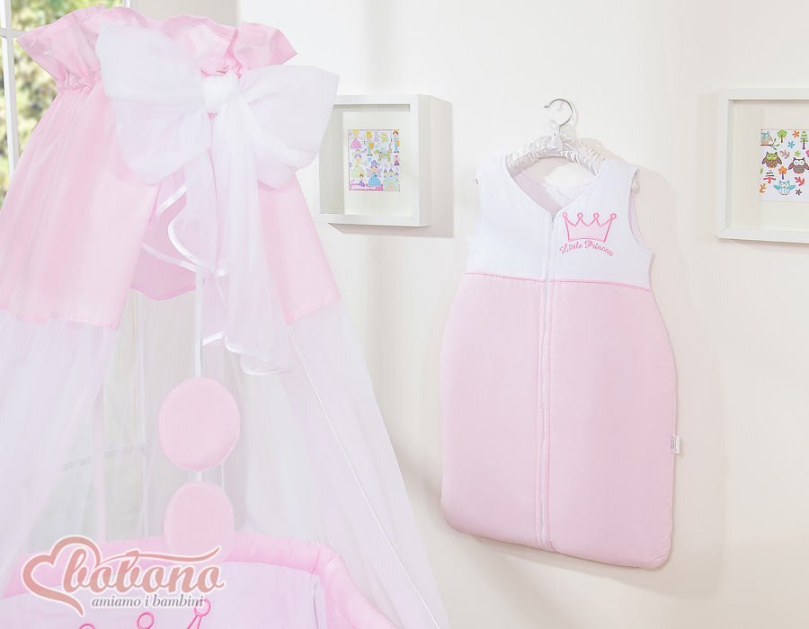 Šifona baldahīns – Mazais princis/princese, rozā — modelis TIUL/crown/302 - Attēls 2