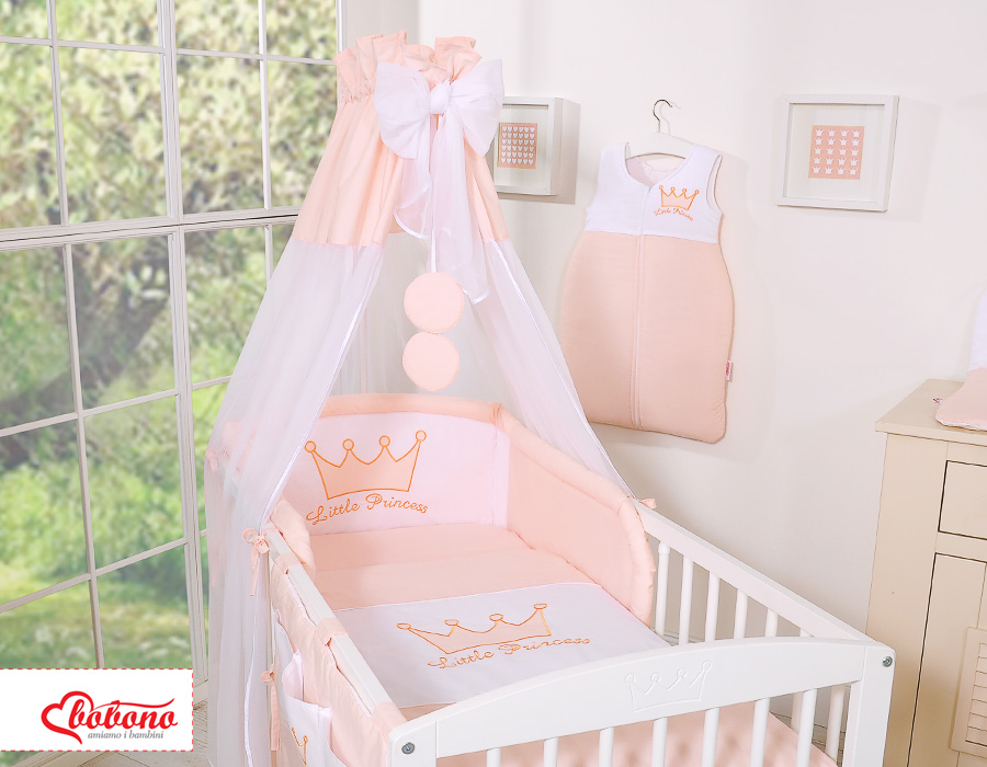 Šifona baldahīns – Mazais princis/princese, rozā — modelis TIUL/crown/308 - Attēls 4