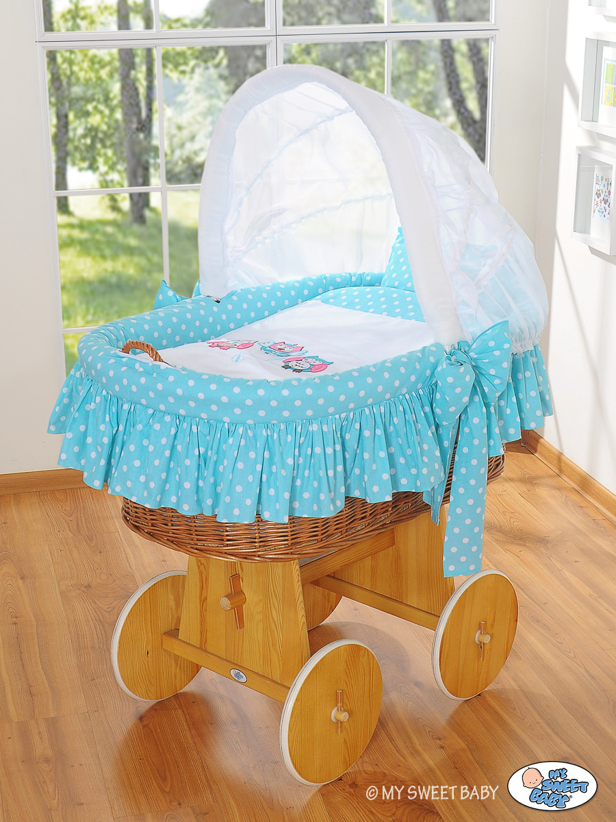 Mozus grozs ar jumtiņu — pūces, tirkīza — modelis 58962-425
