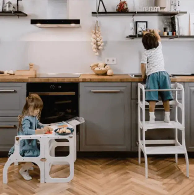 STEP'n'SIT® Transformējams Montessori kāpslītis + galdiņš - Image 2
