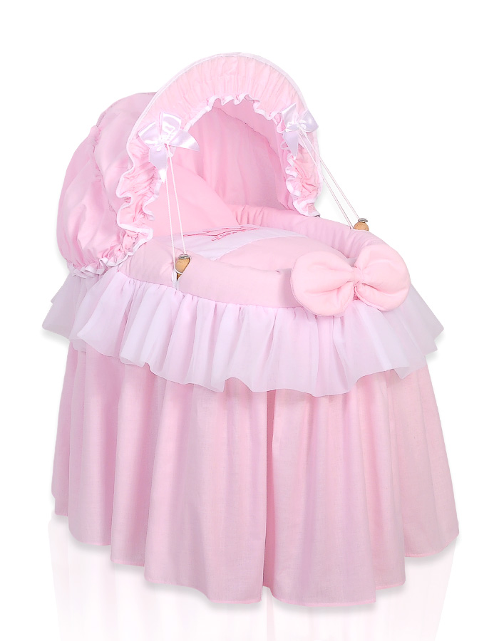 Pīts šūpulītis lellēm ar jumtiņu, Mazā princese — rozā