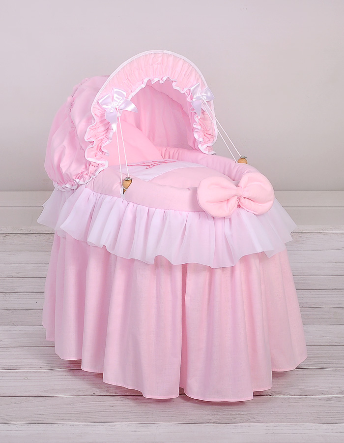 Pīts šūpulītis lellēm ar jumtiņu, Mazā princese — rozā