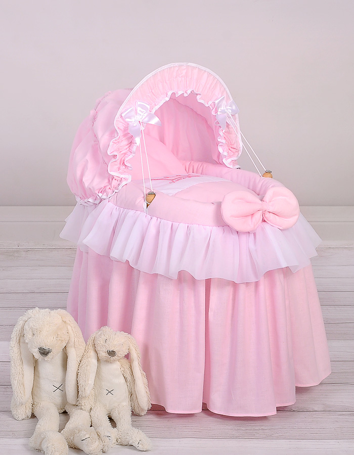 Pīts šūpulītis lellēm ar jumtiņu, Mazā princese — rozā