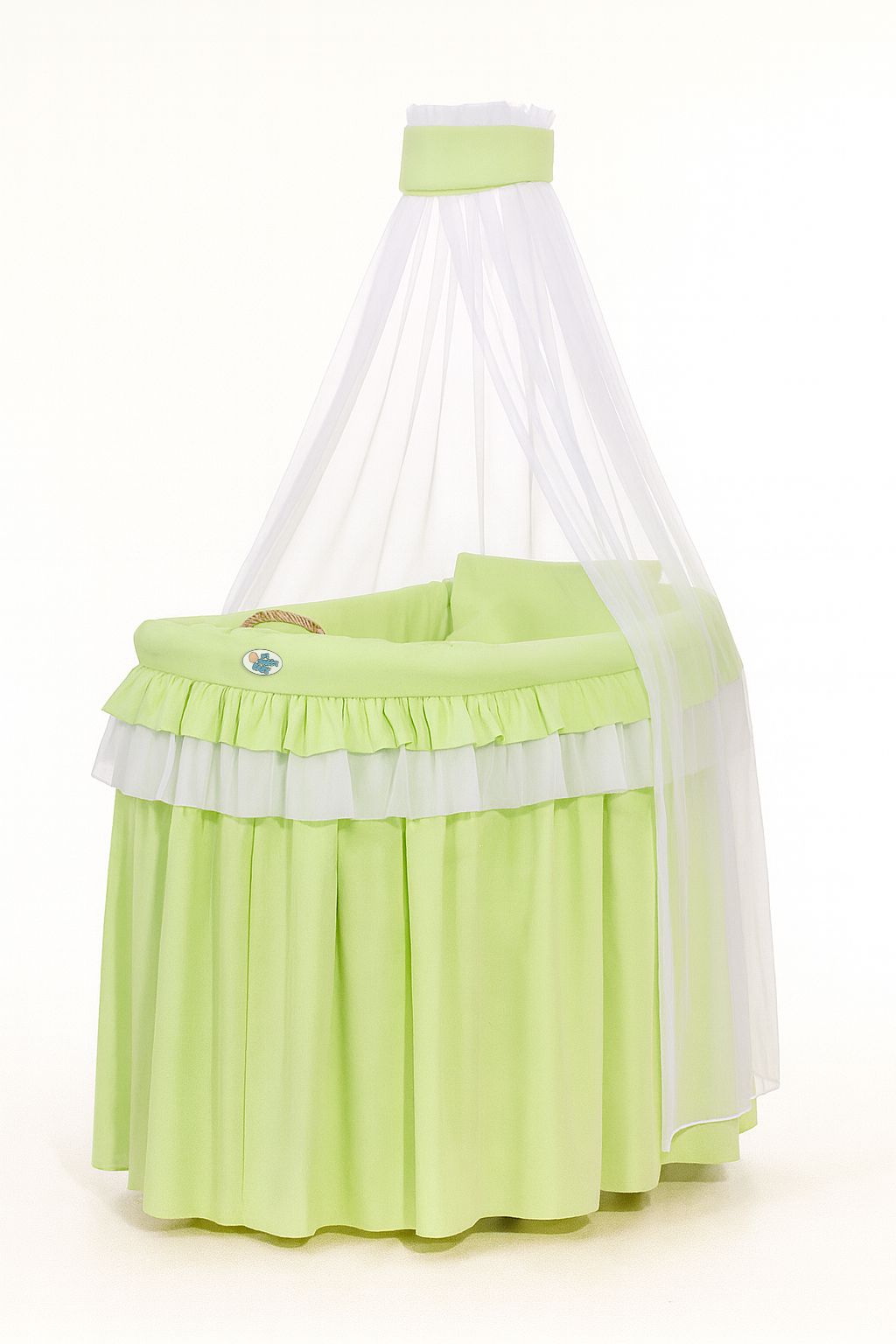 Pīts Mozus grozs ar baldahīnu – Little Princess, zaļš