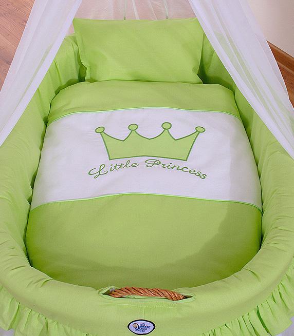 Pīts Mozus grozs ar baldahīnu – Little Princess, zaļš