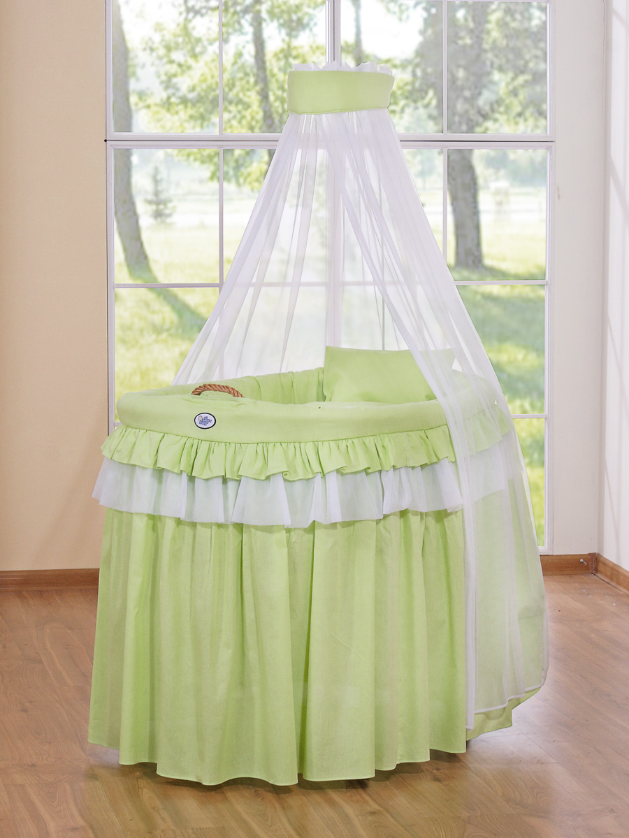 Pīts Mozus grozs ar baldahīnu – Little Princess, zaļš