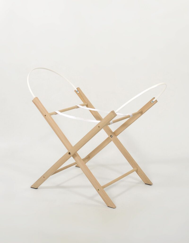 Wooden stand for Moses basket BOHO - natural