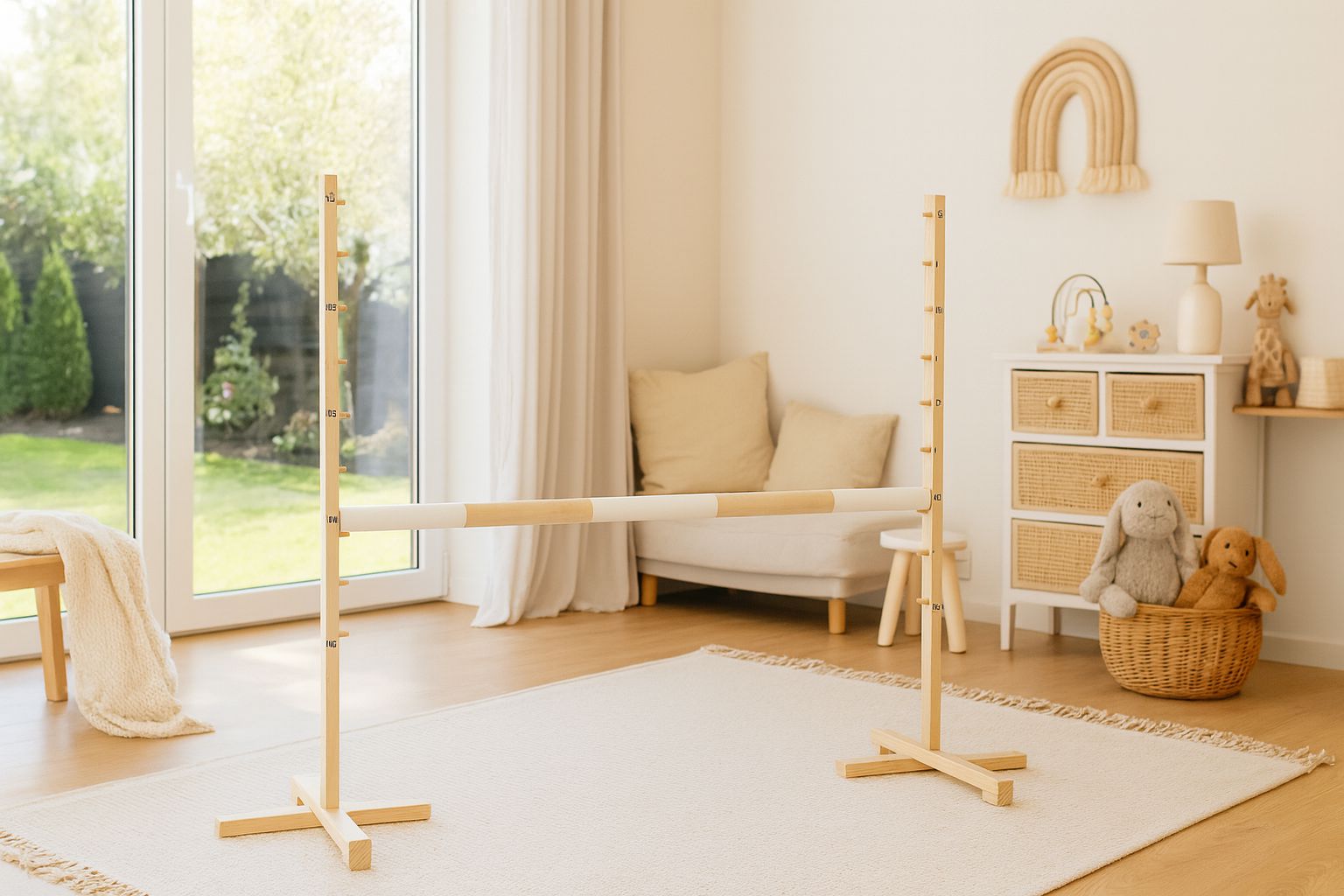 Hobby Horse jumping bar - beige - 120 cm