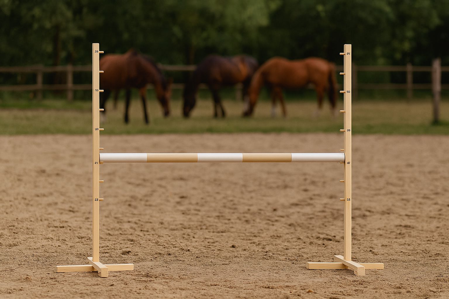 Hobby Horse jumping bar - beige - 120 cm