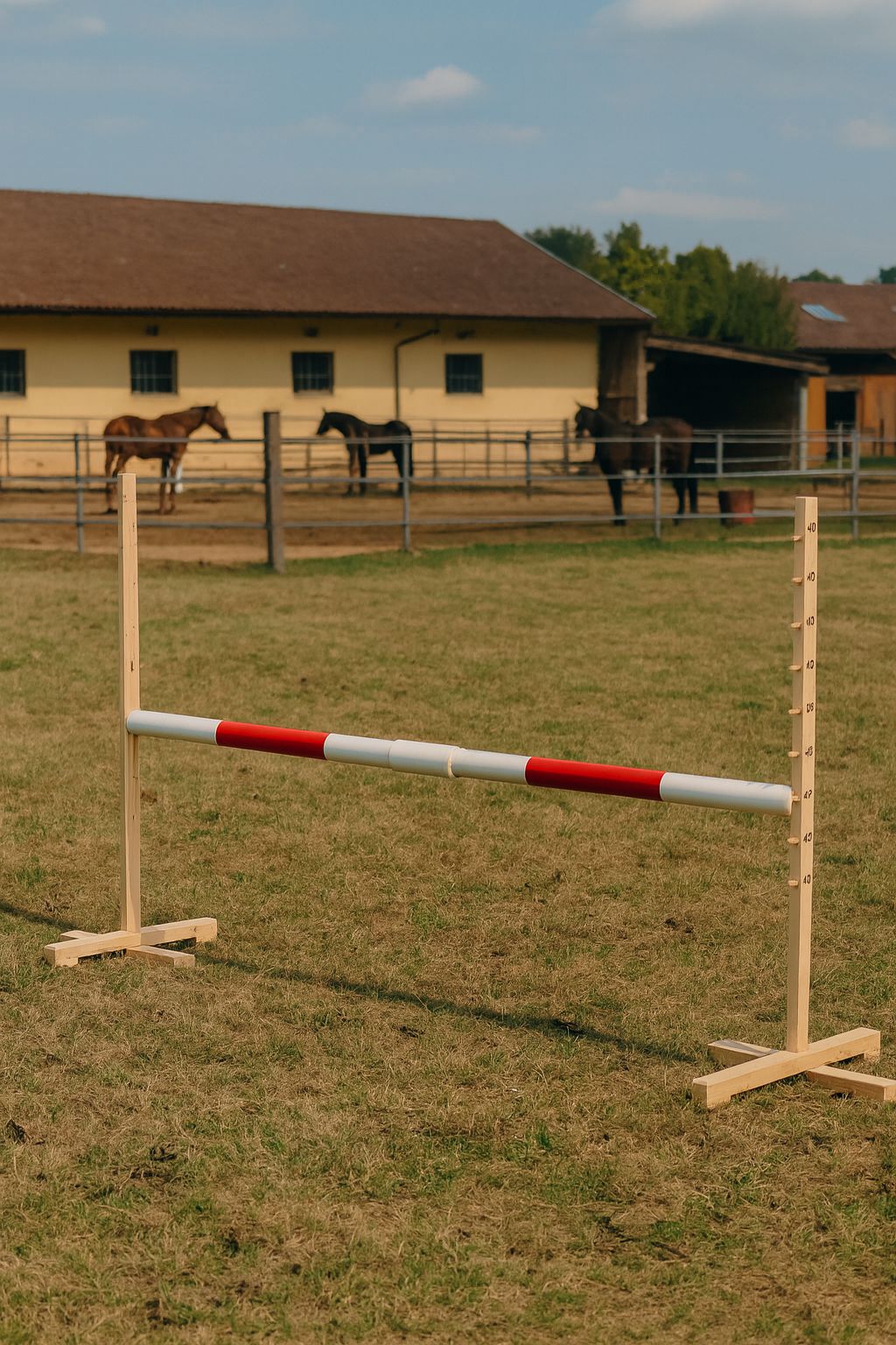 Hobby Horse jumping bar red 160 cm