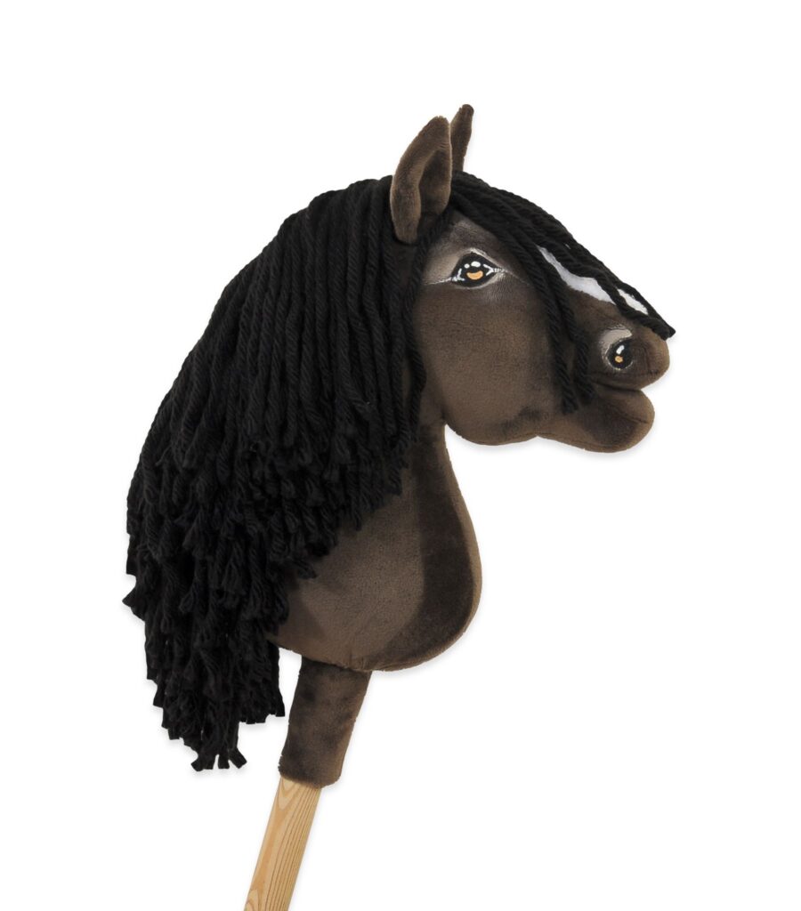 Horse on a stick Super Hobby Horse Premium dark bay horse A5
