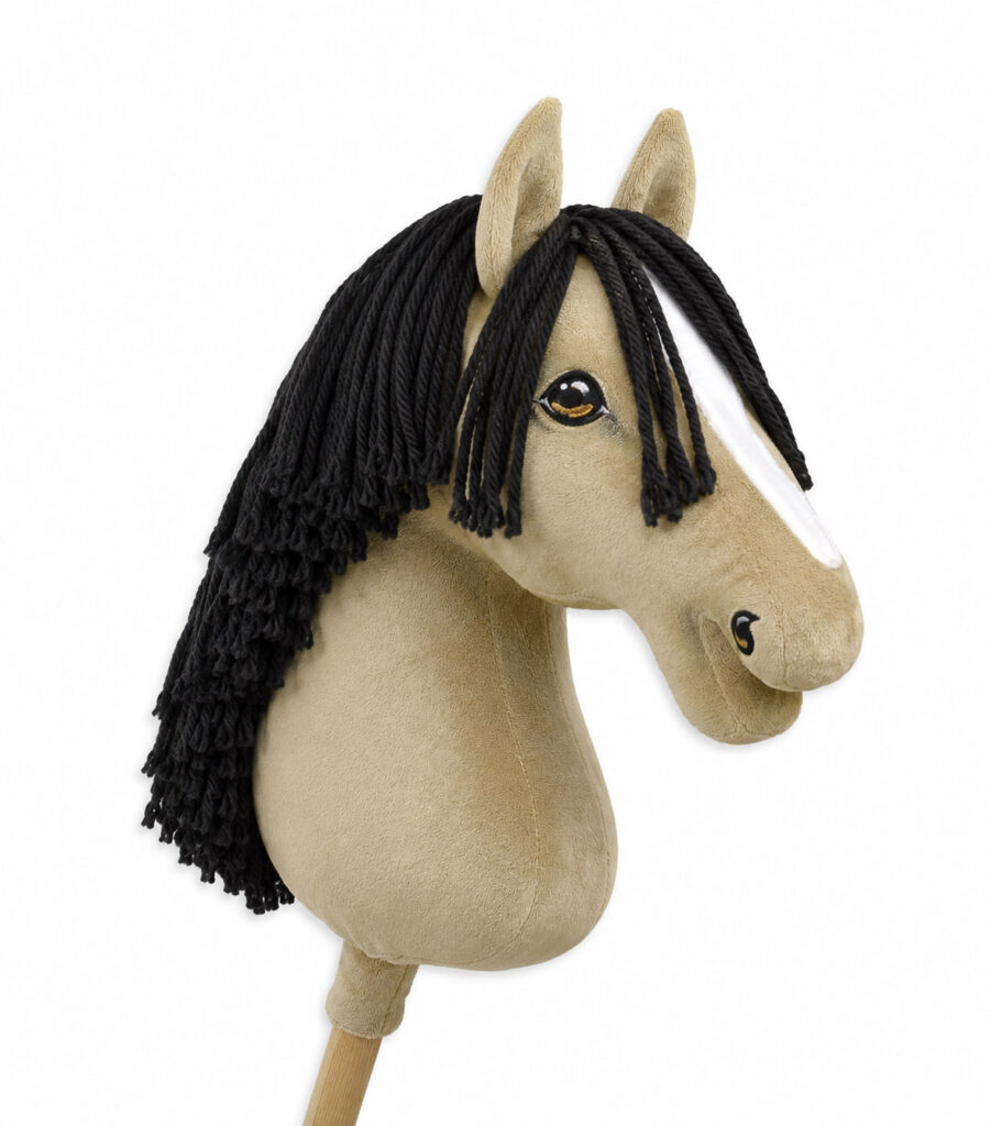 Horse on a stick Super Hobby Horse Premium - dun horse A3
