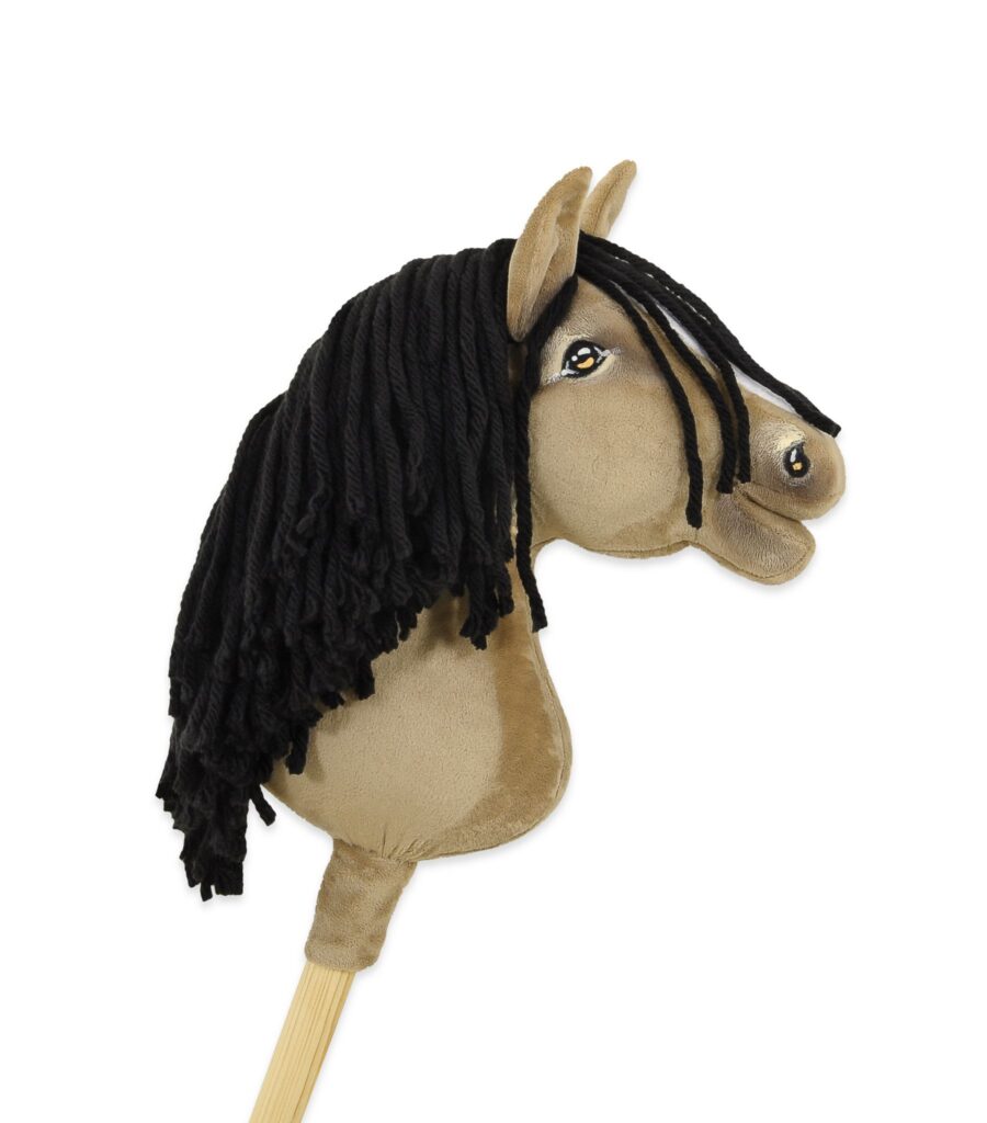 Horse on a stick Super Hobby Horse Premium - dun horse A4