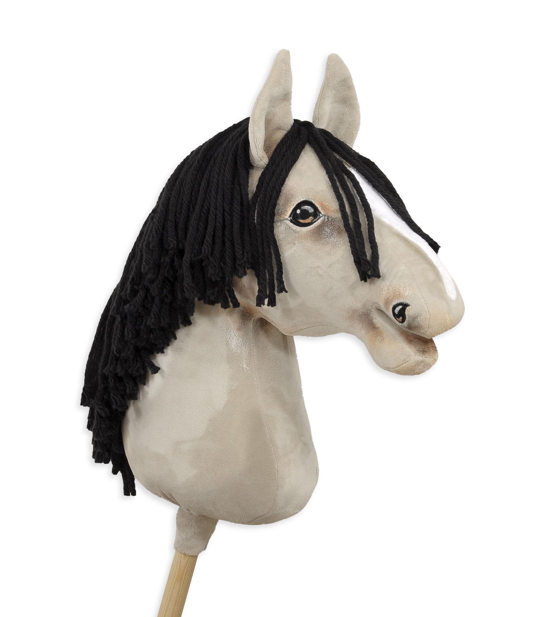 Horse on a stick Super Hobby Horse Premium - light dun horse A3