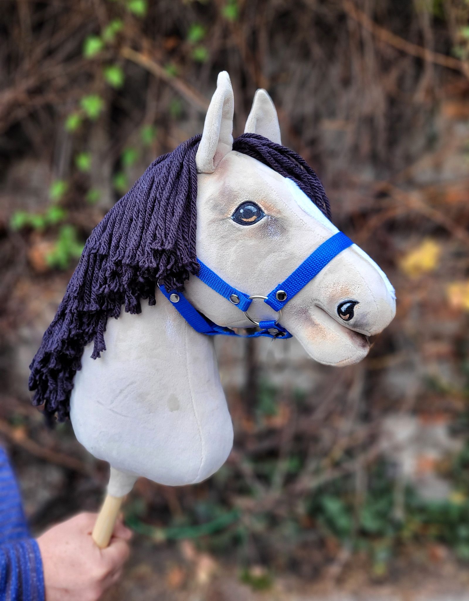 Horse on a stick Super Hobby Horse Premium - light dun horse A3