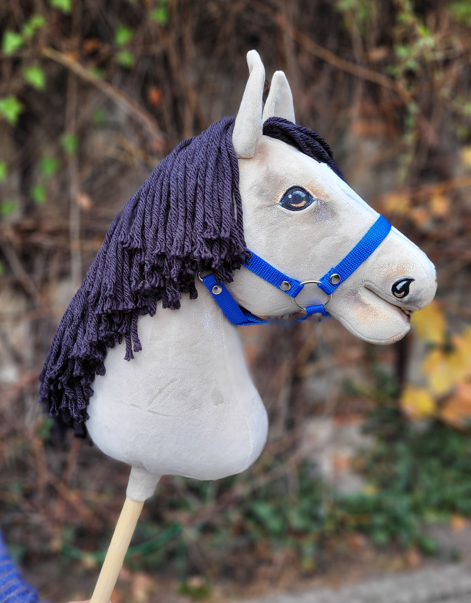 Horse on a stick Super Hobby Horse Premium - light dun horse A3