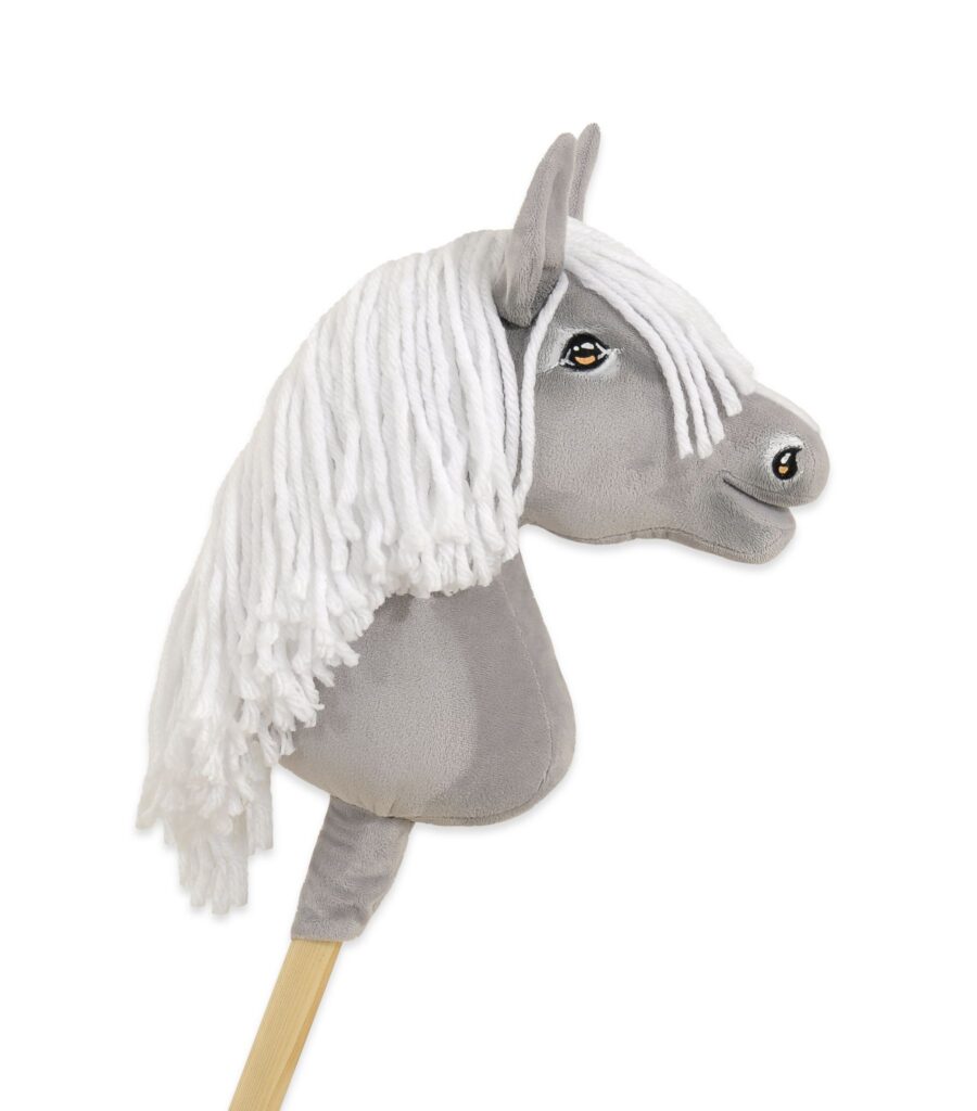 Horse on a stick Super Hobby Horse Premium - gray horse A4
