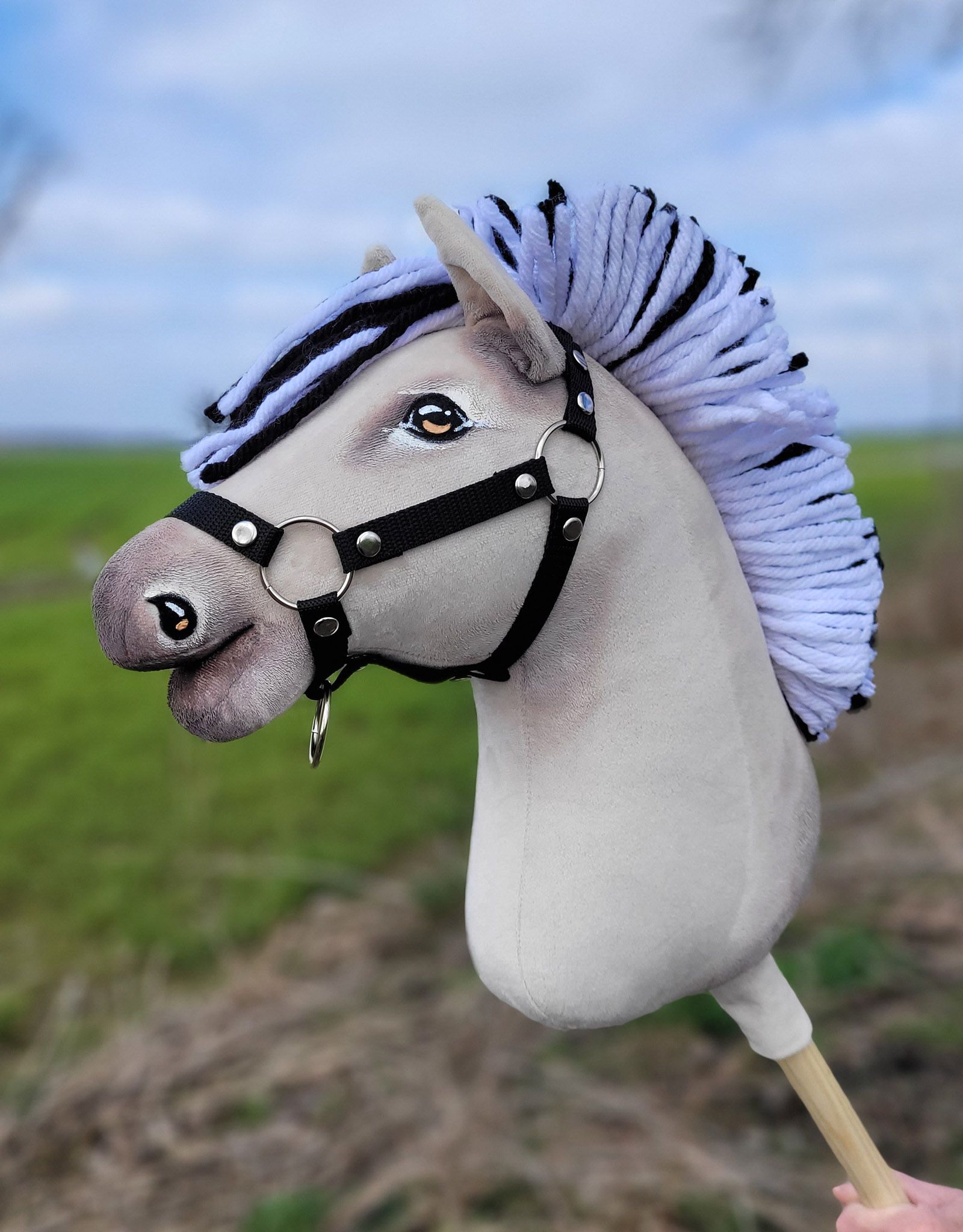 Horse on a stick Super Hobby Horse Premium - fjord horse fjordhest A3