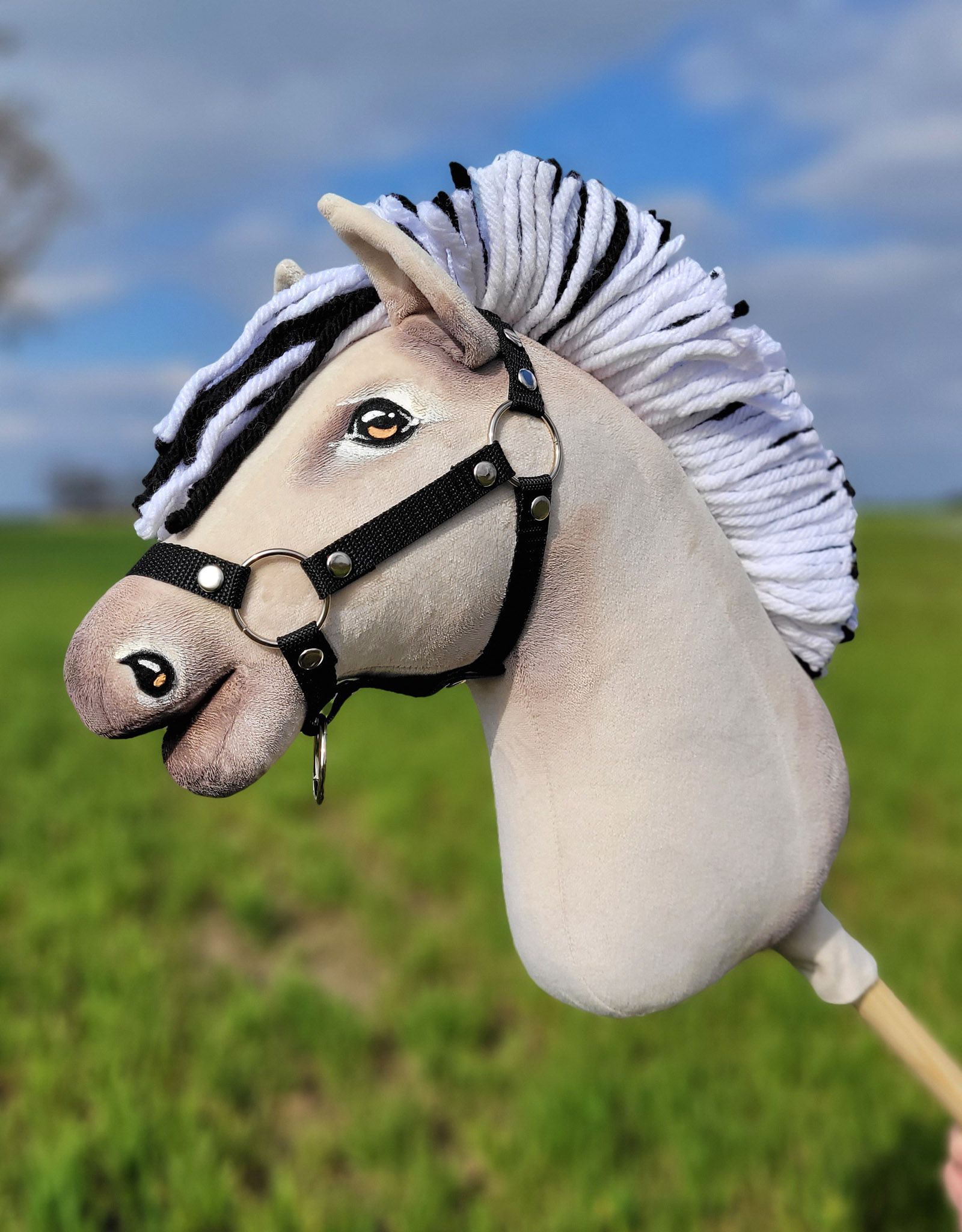 Horse on a stick Super Hobby Horse Premium - fjord horse fjordhest A3
