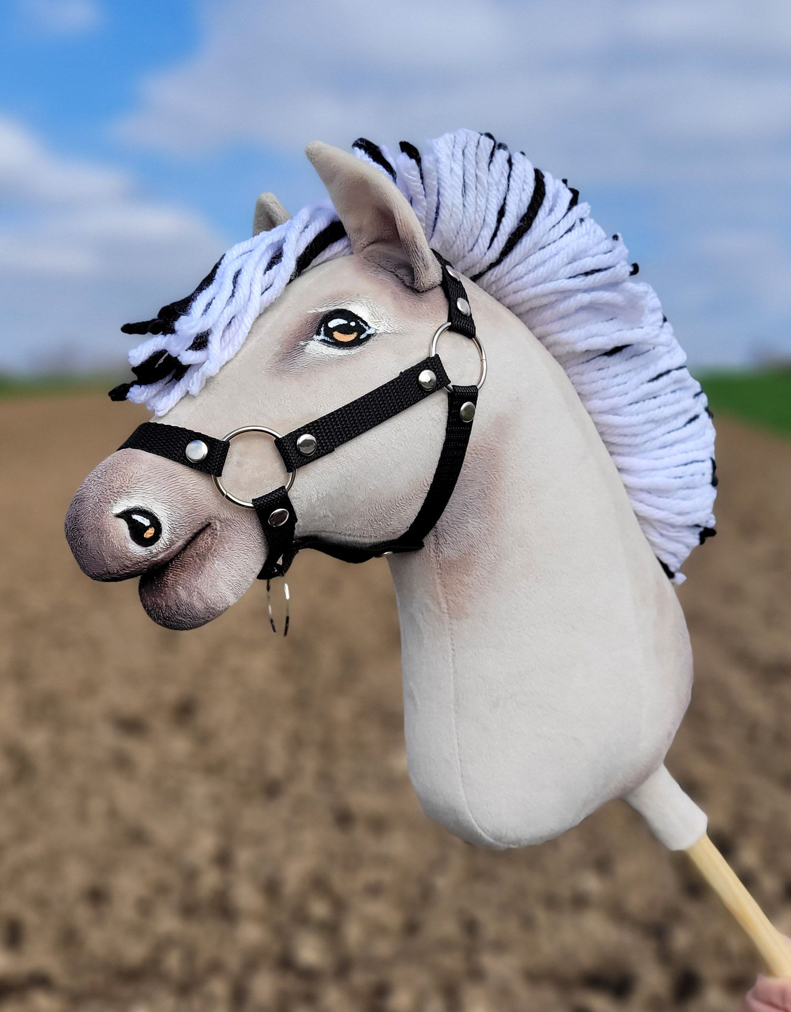 Horse on a stick Super Hobby Horse Premium - fjord horse fjordhest A3