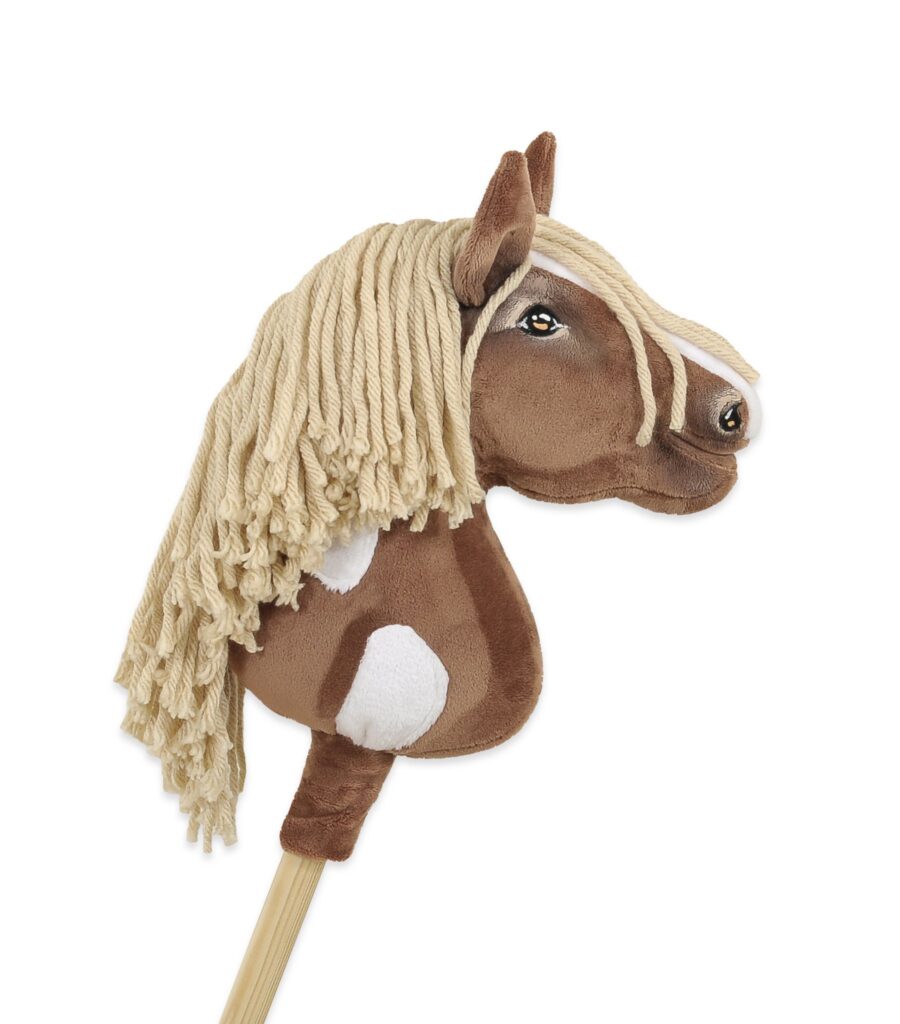 Horse on a stick Super Hobby Horse Premium - western III bay horse A4