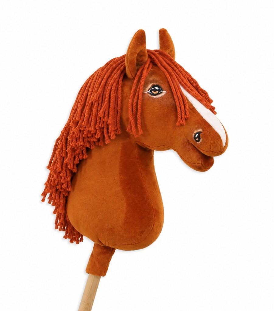 Horse on a stick Super Hobby Horse Premium - chestnut horse A3
