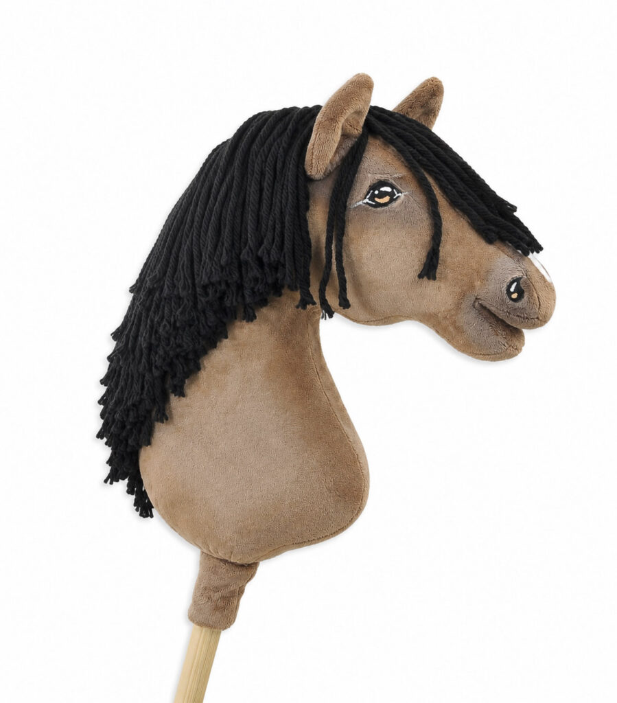 Horse on a stick Super Hobby Horse Premium - buckskin horse A3