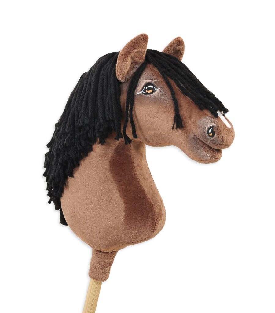 Horse on a stick Super Hobby Horse Premium - bay horse A3