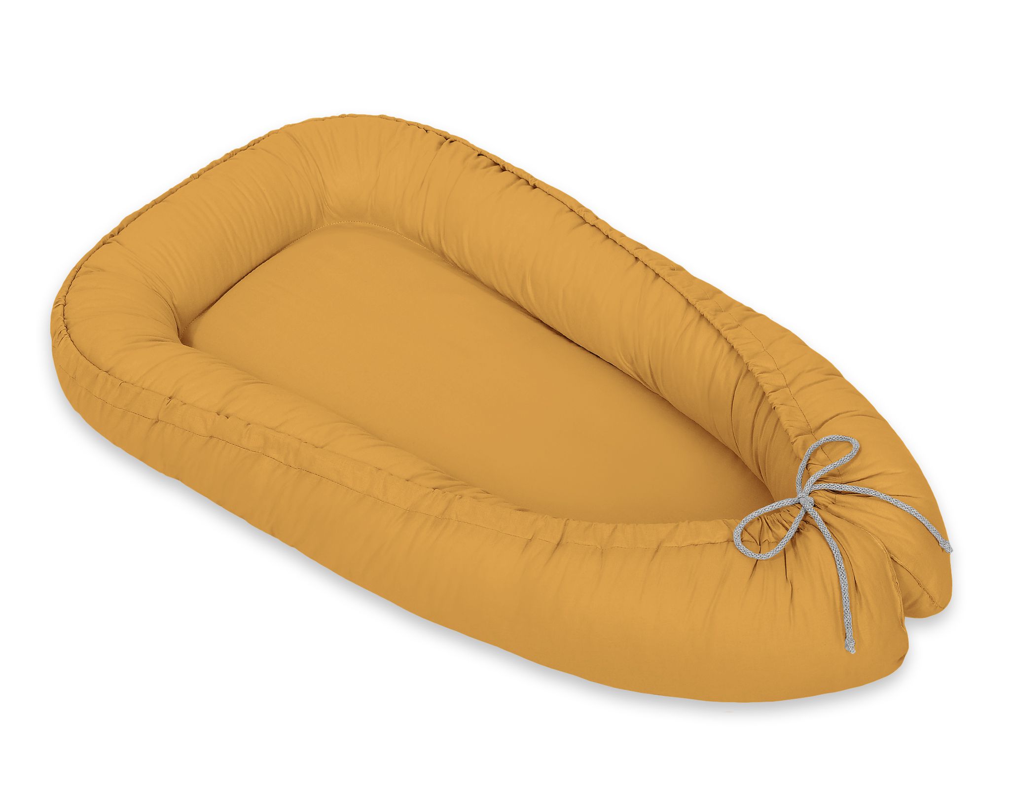 Baby nest double-sided Premium Cocoon for infants MY SWEET BABY- honey yellow