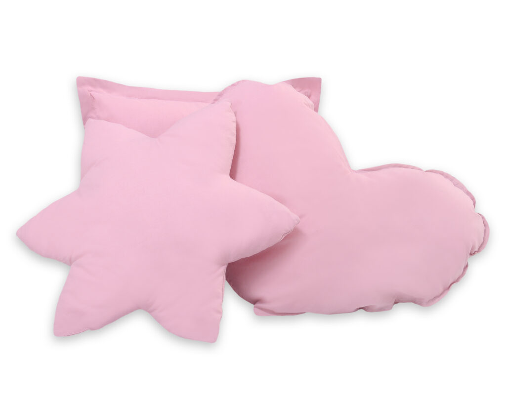 Set of 3 cushions for the tipi tent - pink