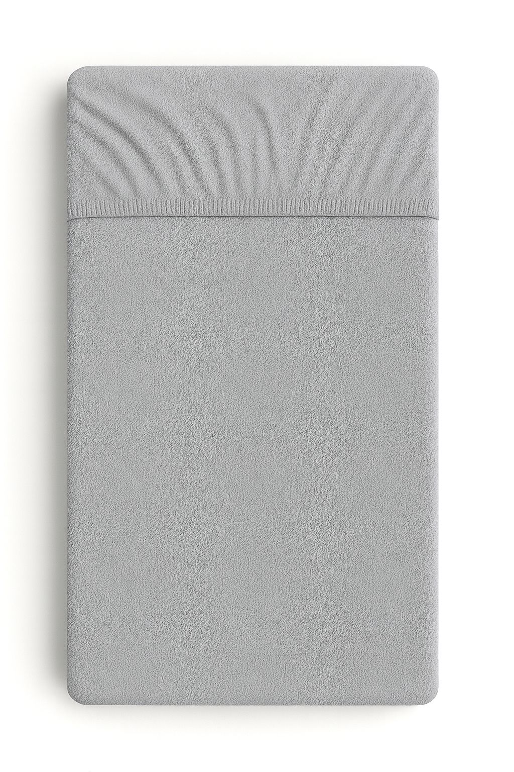 Frotē palags ar gumiju, 140 × 70 cm – pelēks