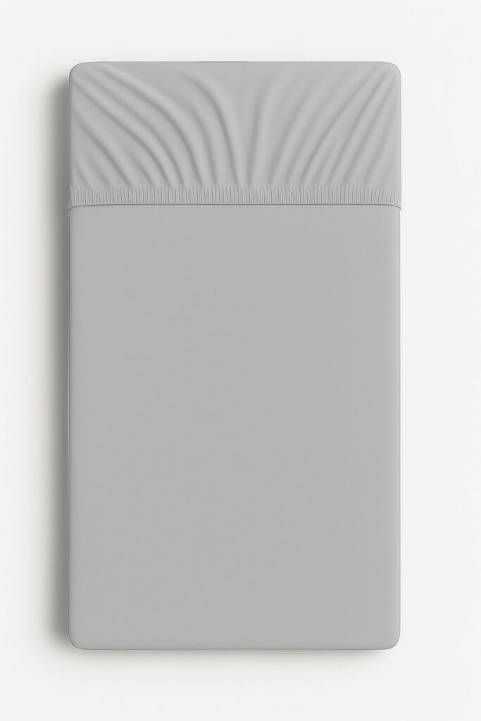 Sheet made of cotton jersey 140x70cm - gray