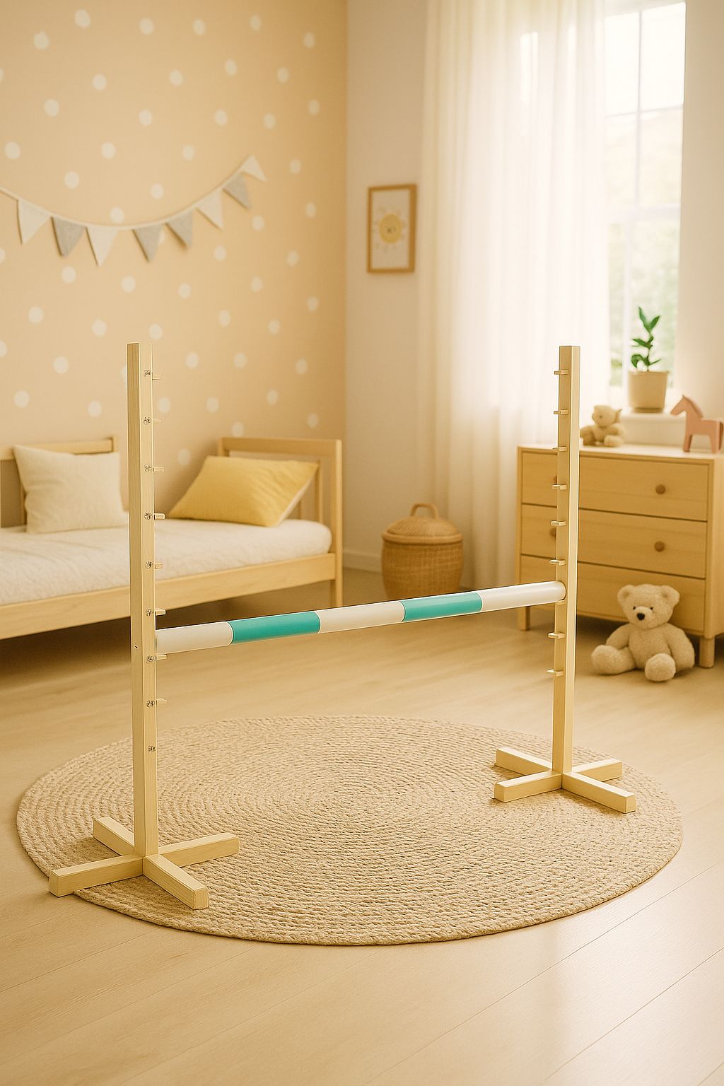 Jumping obstacle for Hobby Horse 120cm, beam mint