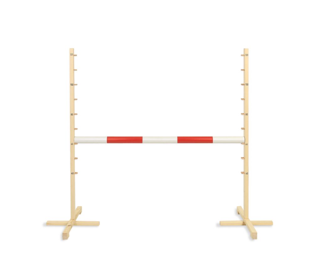 Jumping obstacle for Hobby Horse 120cm, beam red