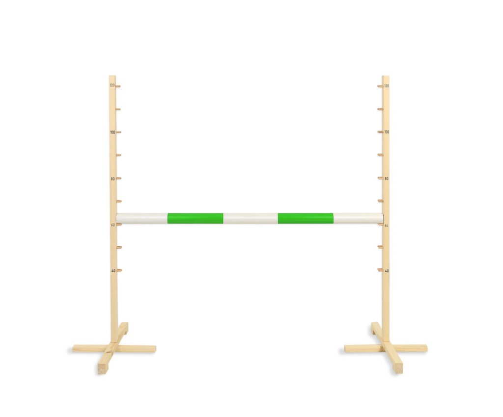 Jumping obstacle for Hobby Horse 120cm, beam green
