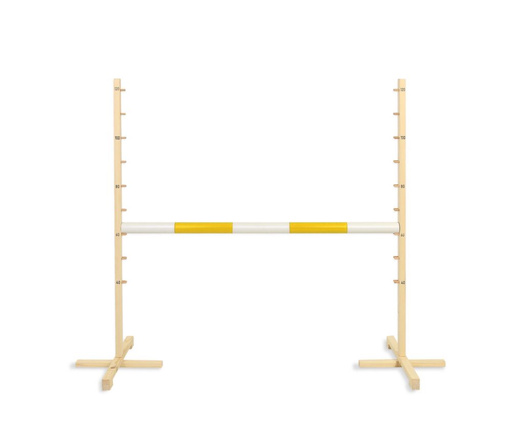 Jumping obstacle for Hobby Horse 120cm, beam yellow