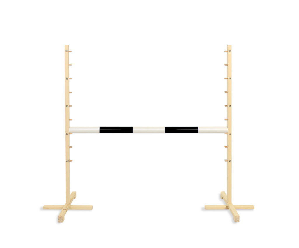 Jumping obstacle for Hobby Horse 120cm beam black