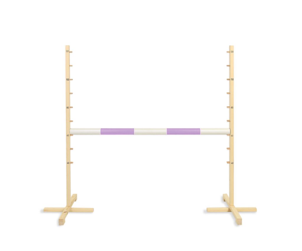 Jumping obstacle for Hobby Horse 120cm, beam light purple