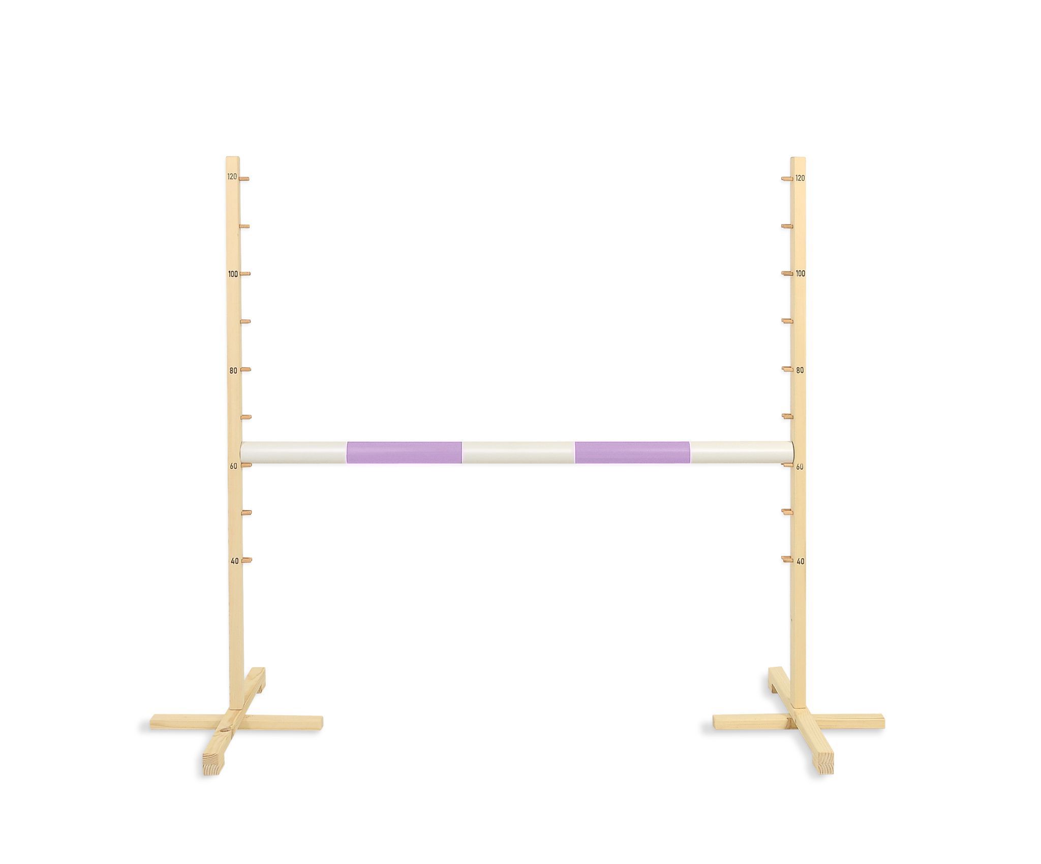 Jumping obstacle for Hobby Horse 120cm, beam light purple