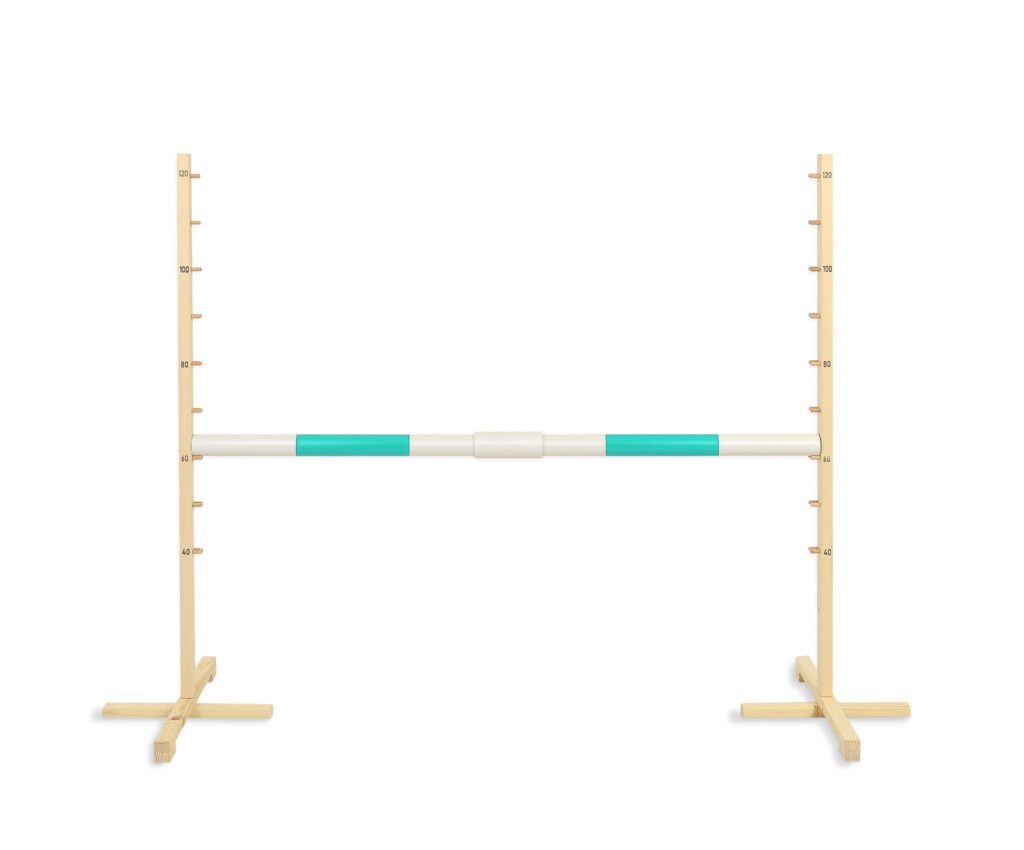 Jumping obstacle for Hobby Horse 160 cm, h-120cm, beam mint