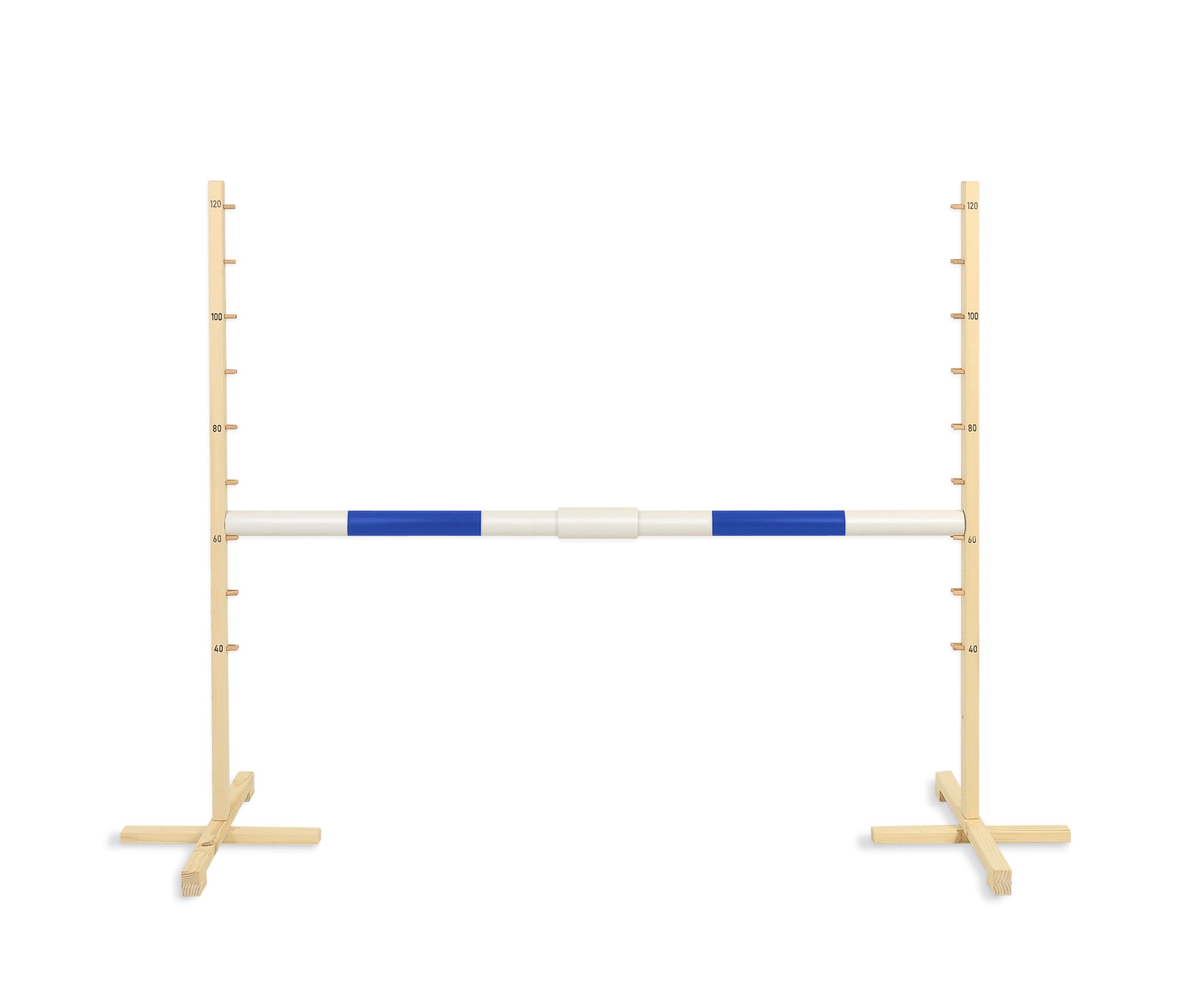Jumping obstacle for Hobby Horse 160 cm, h-120cm, beam blue