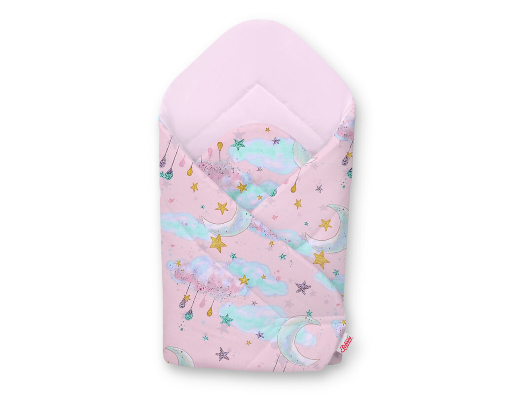 Baby nest- moons pink/pink