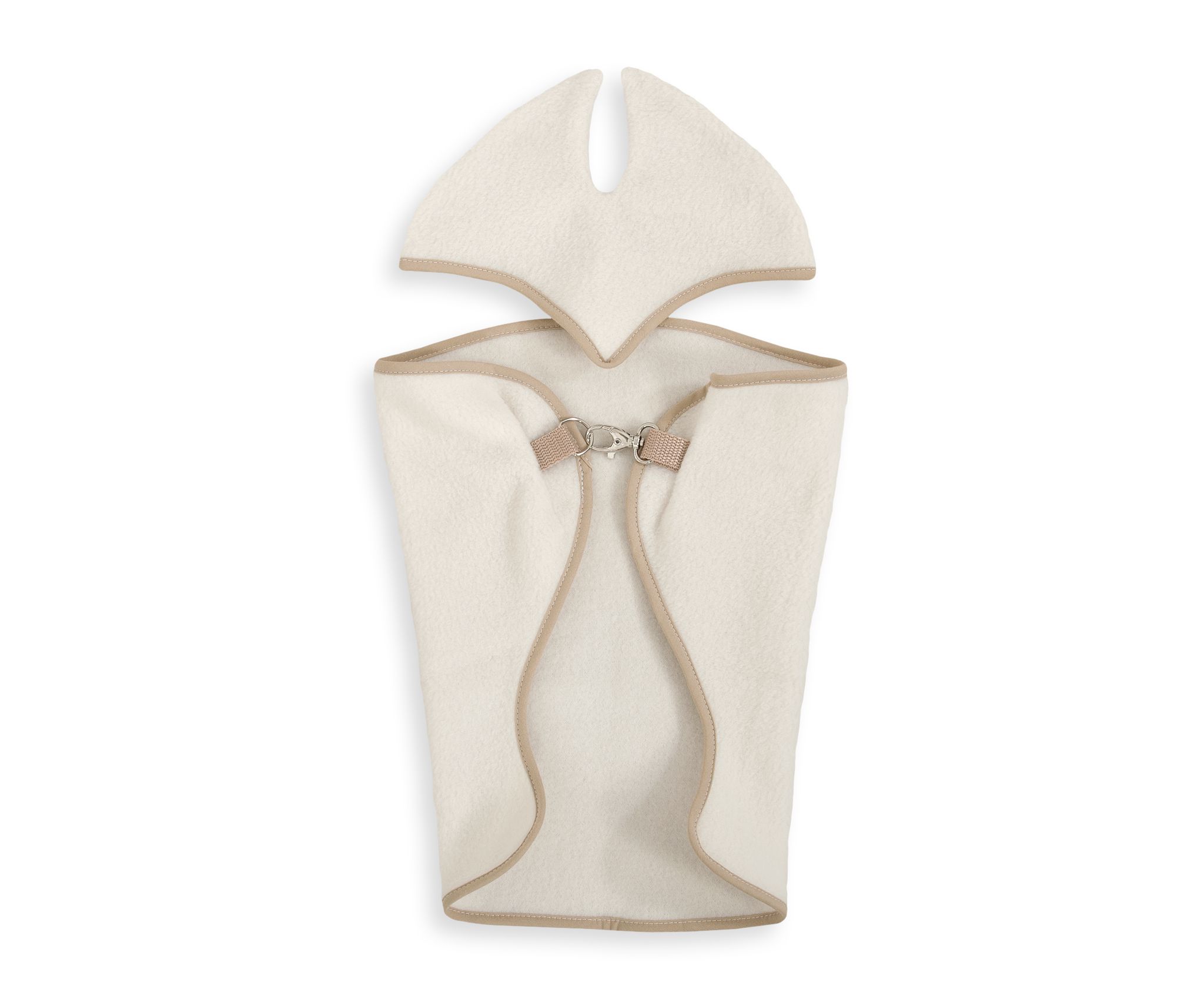 Set for Hobby Horse A3: Fleece blanket + earmuffs - cream