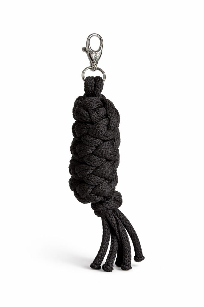 Tether for Hobby Horse made of double-twine cord - black