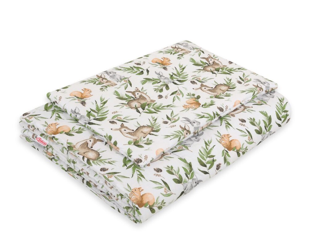 Bedding set 2-pcs with filling - woodland green