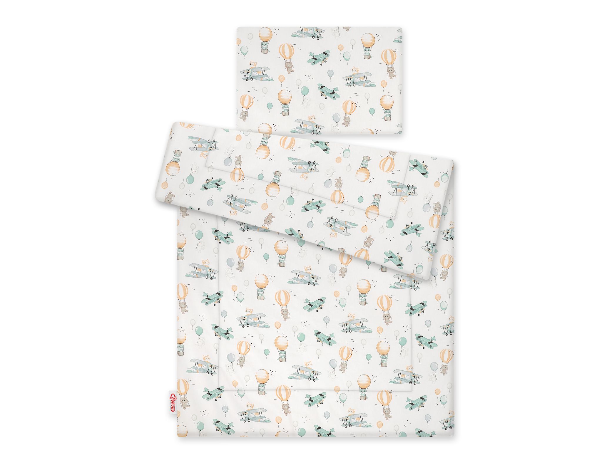 Bedding set 2-pcs with filling 120x90 cm - sky adventure