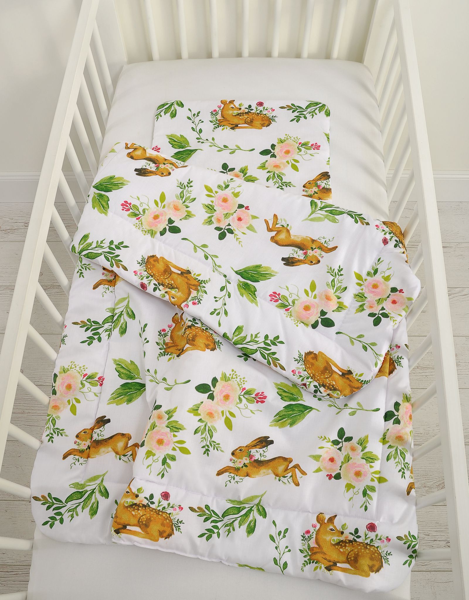 Bedding set 2-pcs with filling 135x100 cm - in the forest