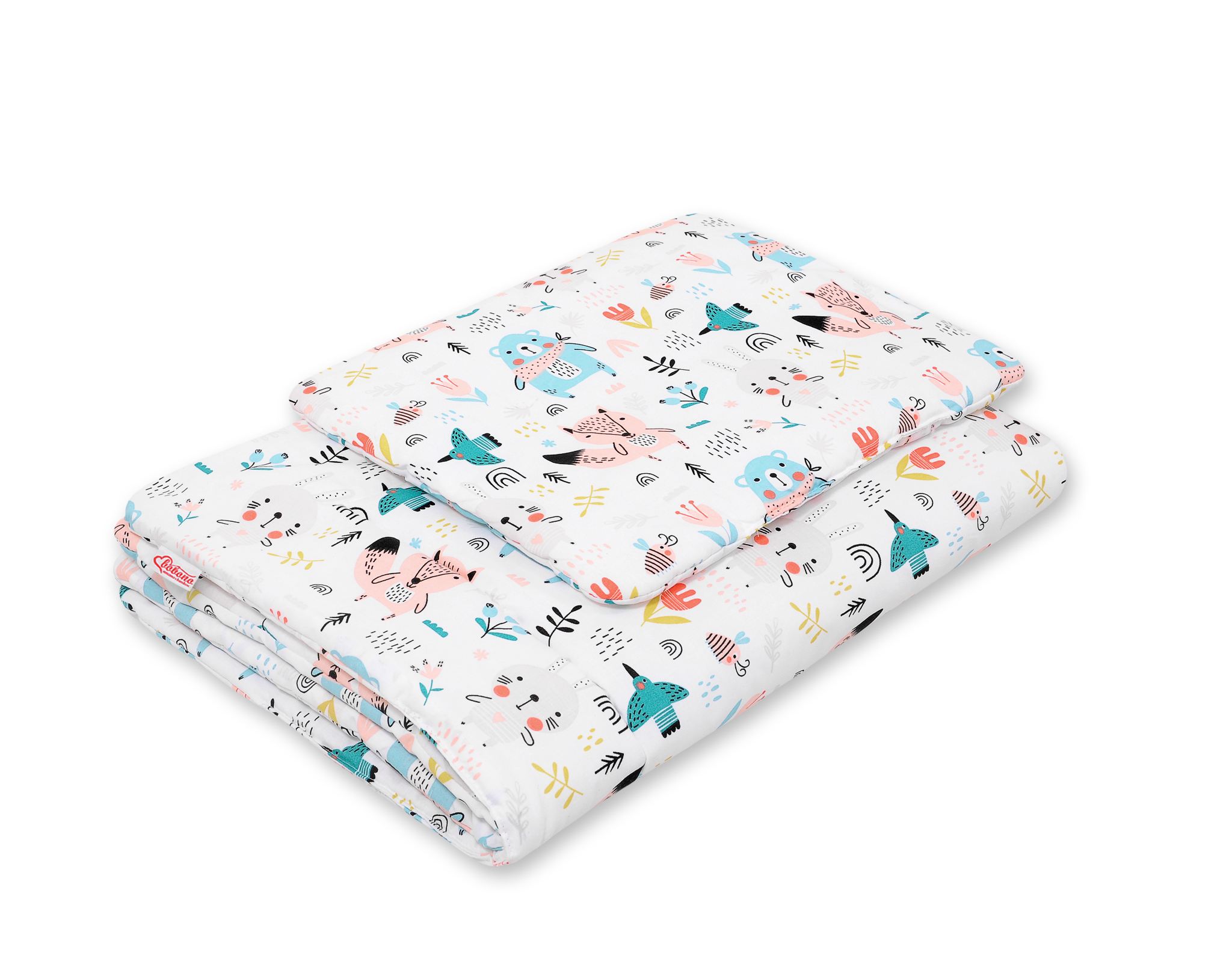 Bedding set 2-pcs 75x100cm NEWBORN- blue teddy bears